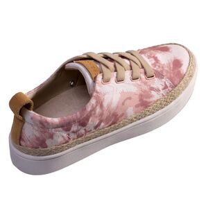 SPENCO Ortho Malibu 21 Blush Tie Dye Gored Lace Slip On Sneaker Size 8.5. ‎ B71